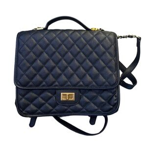 Women's Elegant Quilted Laptop Backpack